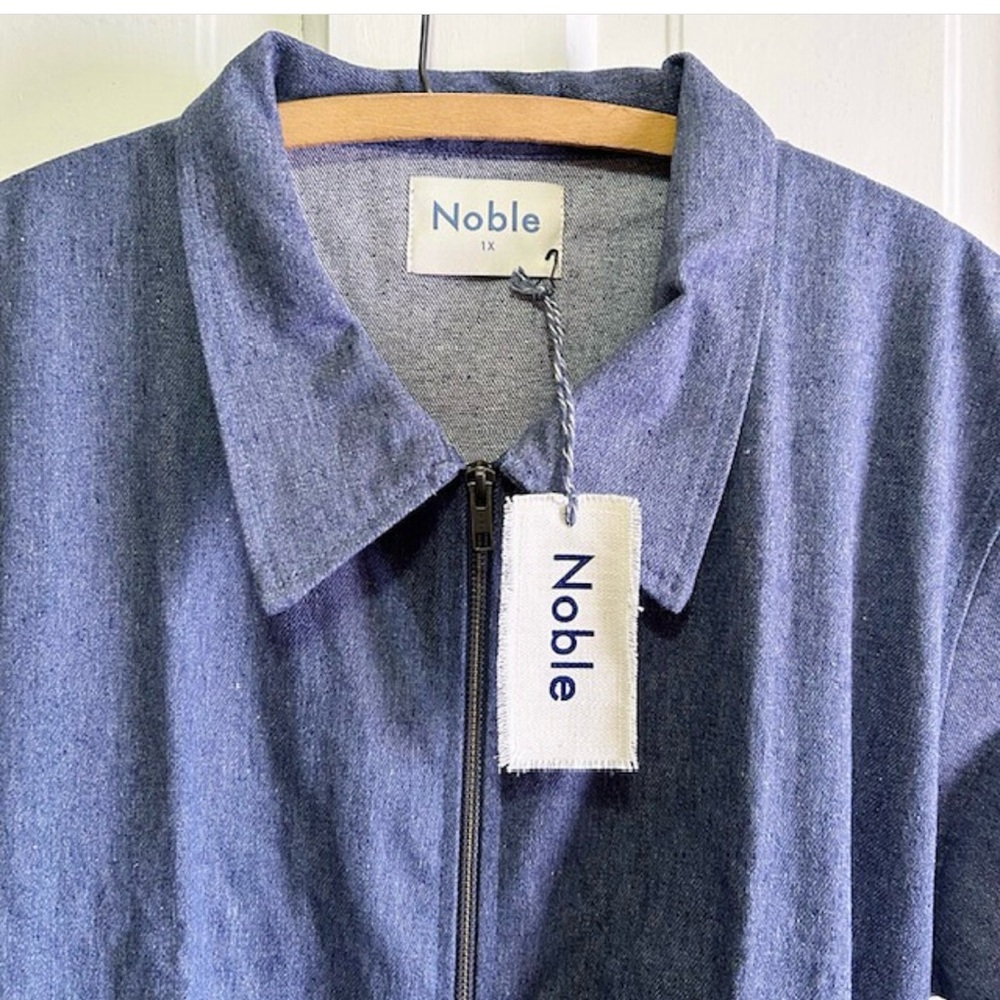 Noble Denim Utility Jumpsuit - Picture 3 of 5